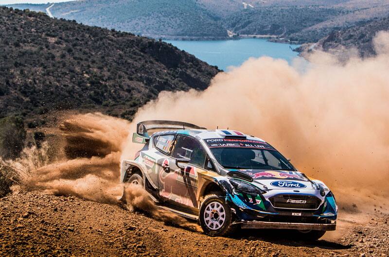 Ford Fiesta MSRT on dirt path
